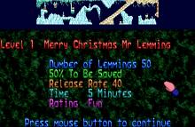 Xmas Lemmings screenshot