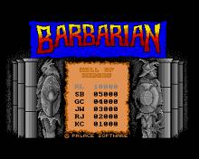 Barbarian: The Ultimate Warrior screenshot #1