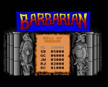 Barbarian: The Ultimate Warrior screenshot