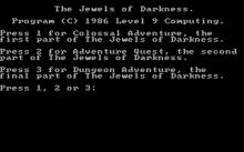 Jewels of Darkness Trilogy, The (a.k.a. Colossal Adventure, Adventure Quest, Dungeon Adventure) screenshot #3