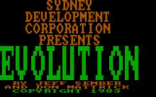 Evolution screenshot