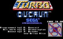 Turbo OutRun screenshot #2