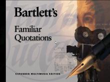 Bartlett's Familiar Quotations: Expanded Multimedia Edition screenshot #1