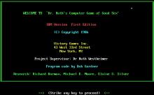 Dr Ruth's Computer Game of Good Sex screenshot #2