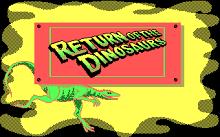 Return of The Dinosaur screenshot