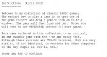 Classic Basic Games (a.k.a. Best of Creative Computing) screenshot #3