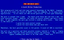 IBM Basic Quiz screenshot #2
