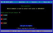 IBM Basic Quiz screenshot #6