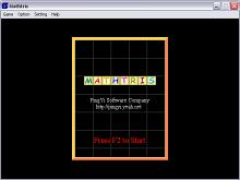 Mathtris screenshot