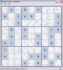 Simple Sudoku screenshot