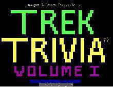Star Trek: The Trivia Game screenshot #1