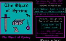 Shard of Spring, The screenshot