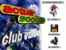 Actua Soccer: Club Edition screenshot
