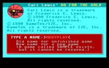 Carl Lewis' Go for The Gold screenshot #2