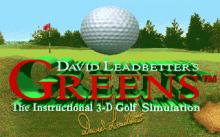 David Leadbetter's Greens (a.k.a. MicroProse Golf) screenshot