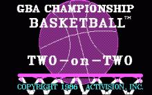 GBA Championship Basketball screenshot #1