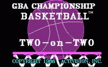 GBA Championship Basketball screenshot