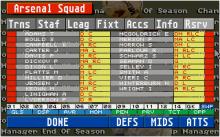 Championship Manager '93 w/ 1994 data disk screenshot #11