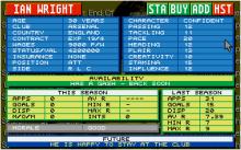 Championship Manager '93 w/ 1994 data disk screenshot #5
