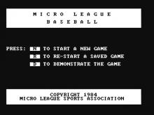Micro League Baseball 1 screenshot #3