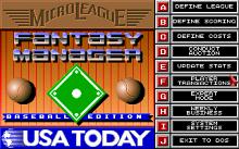 Micro League Fantasy Manager: Baseball Edition screenshot #1