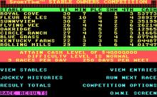 Sport of Kings (a.k.a. Omni-play Horse Racing) screenshot #12