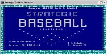 Strategic Baseball Simulator screenshot #2