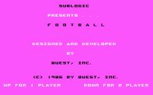 SubLOGIC Football screenshot #1