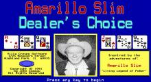 Amarillo Slim Dealer's Choice screenshot