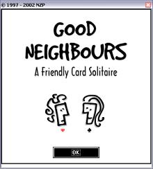 Good Neighbors Solitaire (a.k.a. Monte Carlo Solitaire) screenshot #2