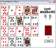 Good Neighbors Solitaire (a.k.a. Monte Carlo Solitaire) screenshot #5