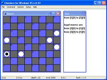 Checkers for Windows 95 screenshot #3