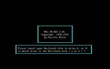 MAC in DOS screenshot #1