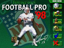 Front Page Sports Football Pro '98 screenshot #1