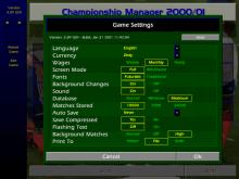 Championship Manager: Season 00/01 screenshot #3