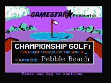 Championship Golf: The Great Courses of the World - Volume I: Pebble Beach screenshot #13