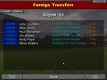 Championship Manager 96/97 screenshot #9