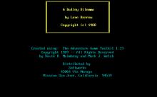 Dudley Dilemma, A screenshot
