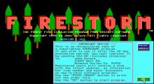 Firestorm: The Forest Fire Simulation Program screenshot #1