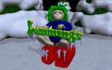 3D Lemmings Winterland screenshot #1