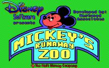 Mickey's Runaway Zoo screenshot #1