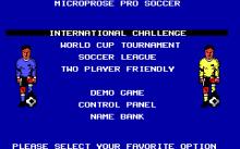 Microprose Pro Soccer screenshot #2
