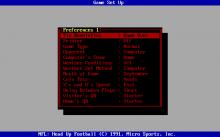 NFL Pro League Football (1991 edition) screenshot #6