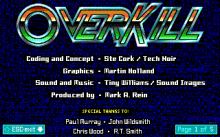 OverKill (1992) screenshot #13