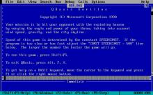 QBasic Gorillas screenshot #2