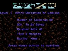 Xmas Lemmings screenshot #2