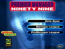 Premier Manager Ninety Nine screenshot #1