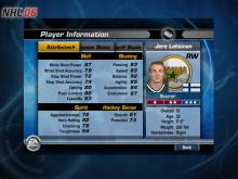 NHL 06 screenshot #16